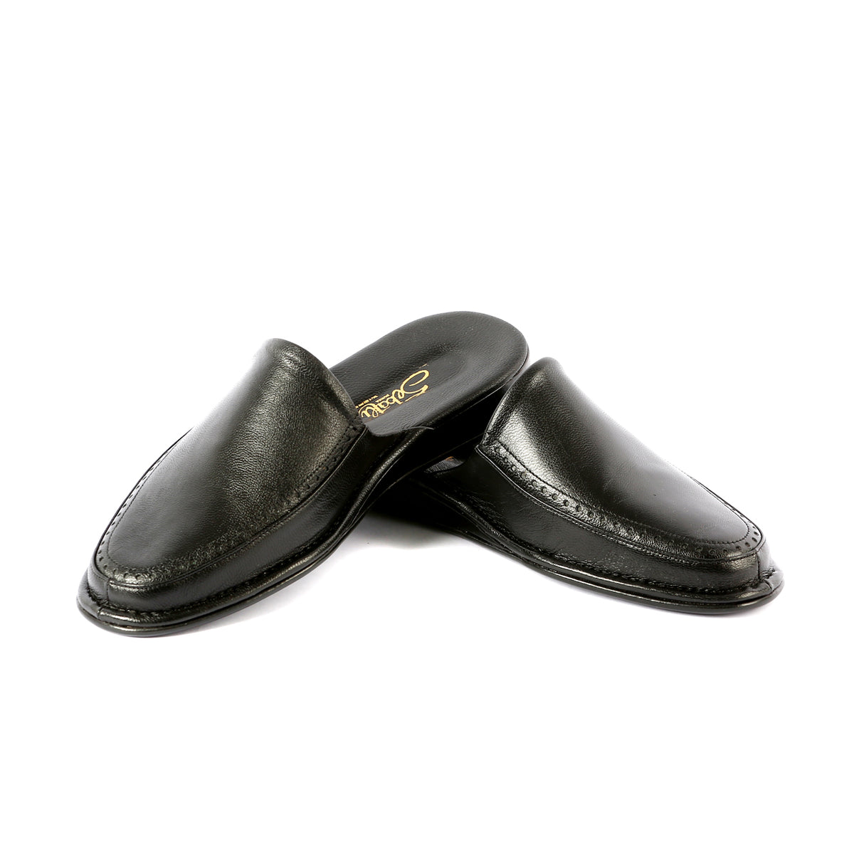 Clark leather slippers with leather sole – Princetown Slippers