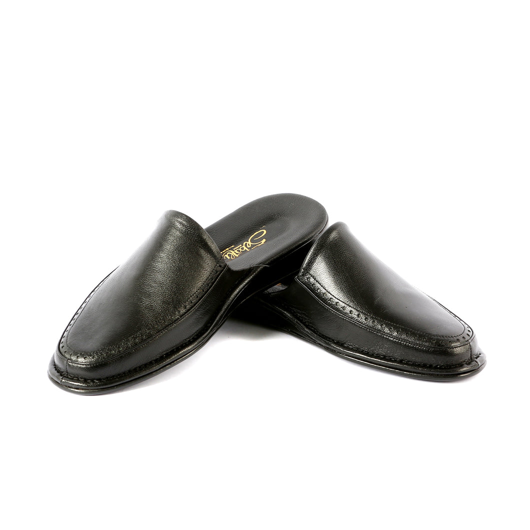 Clark leather slippers with leather sole