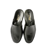 Load image into Gallery viewer, Clark leather slippers with leather sole